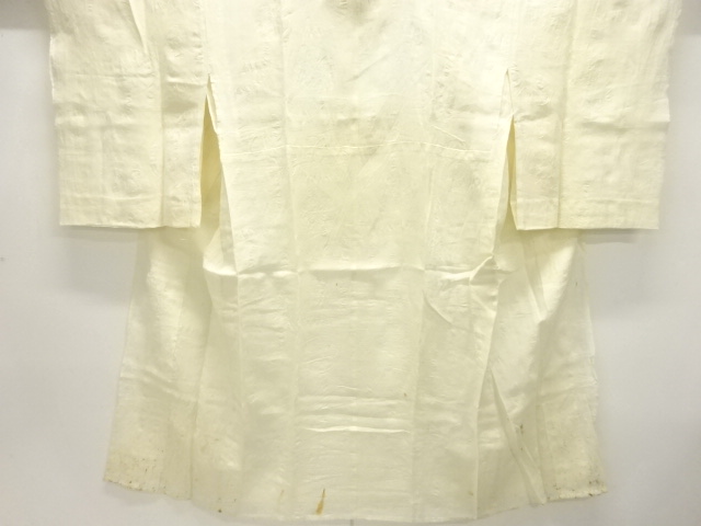 JAPANESE KIMONO / ANTIQUE HONMA OPENWORK / FLORAL PATTERN JUBAN